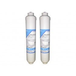 2 x Beko 4386410100 Inline External Fridge Water Filters