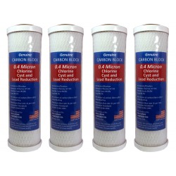 4 x CC1E-HT Compatible Carbon Block 0.4 Micron Water Filters USA