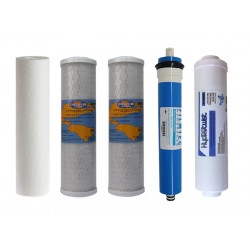Premium Filter Kit To Suit 5 Stage Reverse Osmosis with Membrane