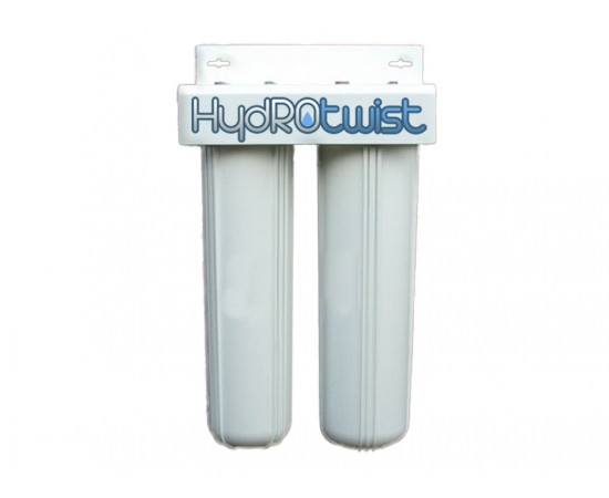 Twin Whole House Water Filter System 20" Big White Premium CBC