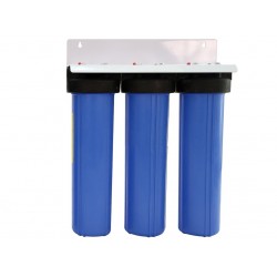 Triple Whole House Water Filter System 20" Big Blue Standard CTO