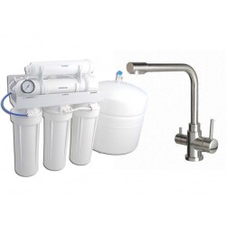 RO6000 Reverse Osmosis 6 Stage Water Filter & 3 Three Way Mixer Tap