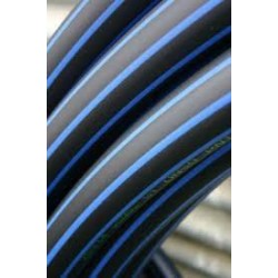 Metric Poly 25mm HDPE Blue Line Pipe 50 Metres