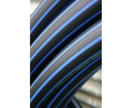 Metric Poly 16mm HDPE Blue Line Pipe 50 Metres
