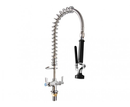 Commercial Dual Hob Cafe Pre Rinse Kitchen Mixer Tap 600mm