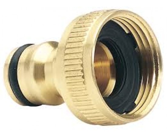 12mm Garden Hose Connector Brass with 3/4" BSP Female Thread