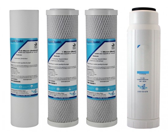 A5000 Filter Kit suit 5 Stage Reverse Osmosis No Membrane