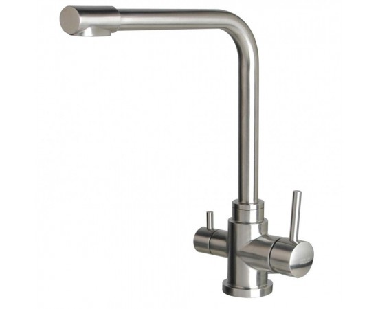 3 Three Way Mixer Tap Hot Cold & Pure 304 Stainless Steel