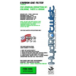 HydROtwist HTR122540 GAC Granular Activated Carbon 12"