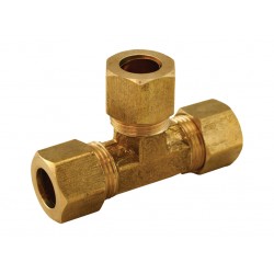 1/2" x 1/2" x 1/2" BSP Tee Piece Brass Compression Kinco Olives
