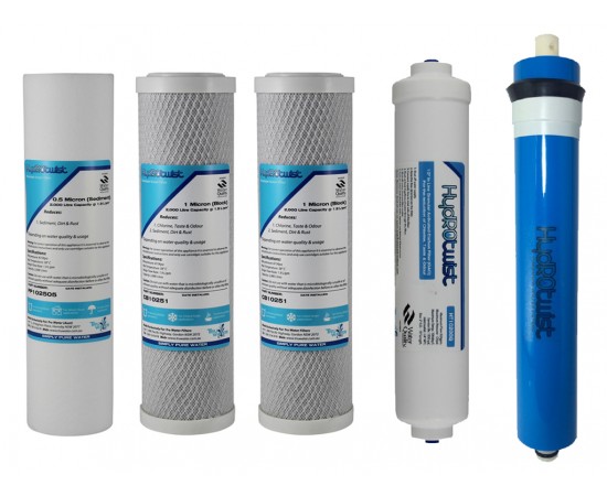 Standard Filter Kit suit 5 Stage Reverse Osmosis & Membrane 