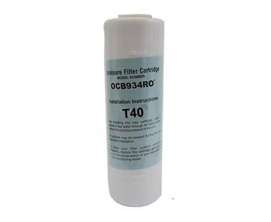 Omnipure OCB834 RO GAC T40 Granular Carbon Water Filter 9"