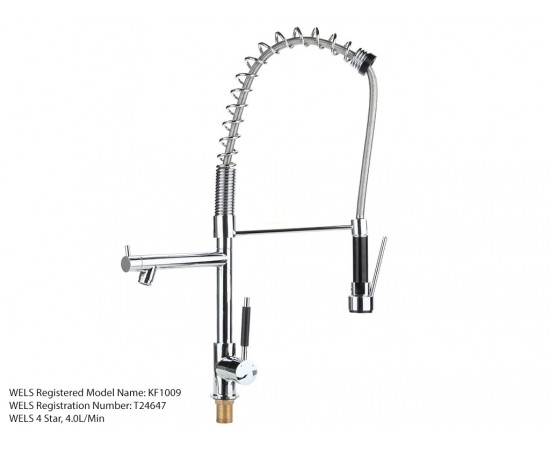 Residential Cucina Euro Pull Out Spray Kitchen Mixer Tap Black