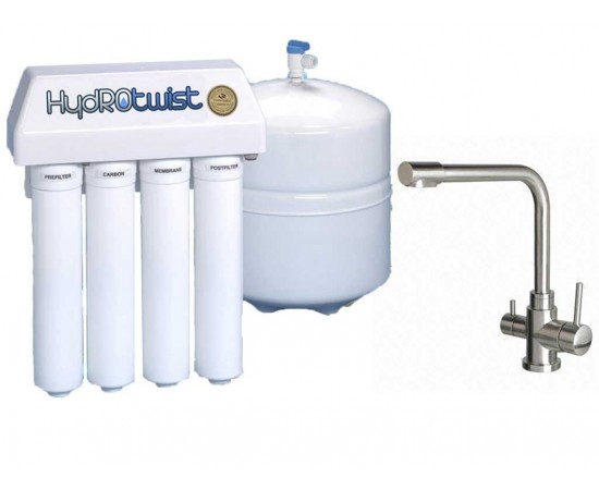 HydROtwist 4 Stage Reverse Osmosis Purifier & 3 Way Mixer Ta